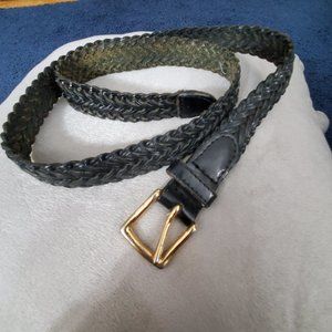 Men's Braided Leather Belt